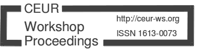 CEUR Workshop Proceedings